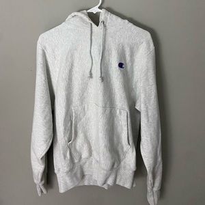 Champion Hoodie Silver/Gray Size S